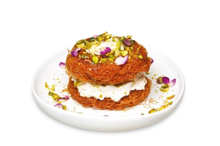 كنافة بالقشطة
