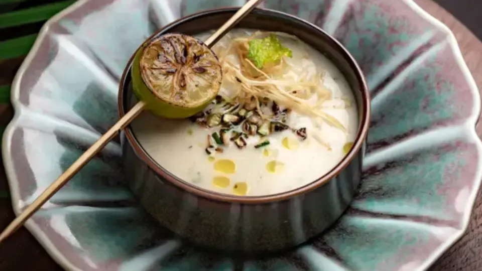 شوربة الدجاج المشوي