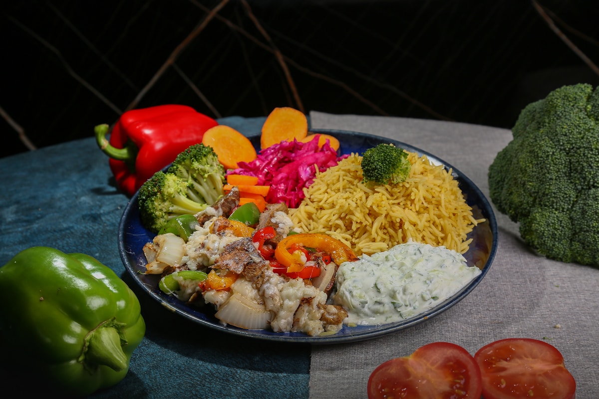 صحن عربي دجاج